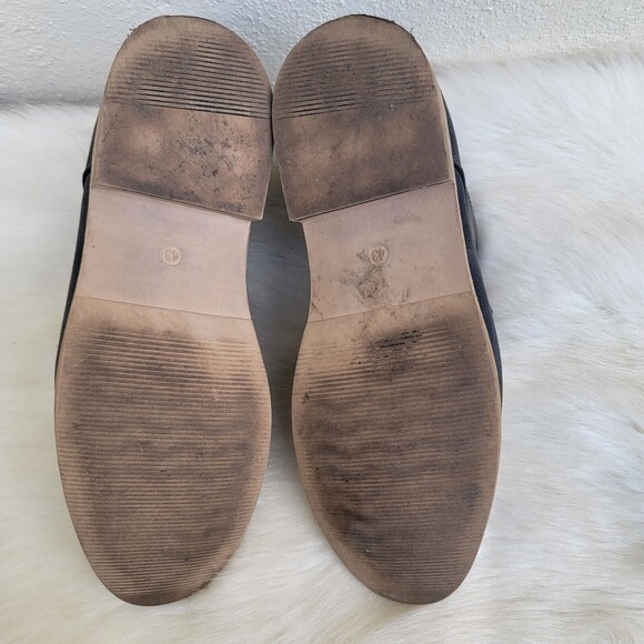 H&M Men's suede lace up casual oxford gray dress shoes size 10 - Picture 5 of 7